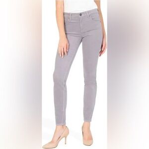 The Kut from Kloth women skinny corduroy pants in lavender size 2